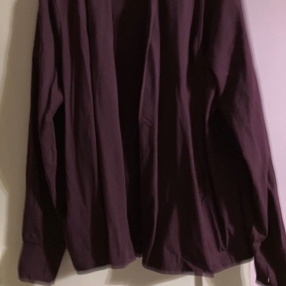 Pact airplane wrap cardigan burgundy xl - Picture 1 of 3